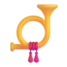 Emoji Cornul postal 📯 image - Microsoft 3D Fluent style