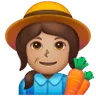 Woman Farmer: Medium Skin Tone Emoji 👩🏽‍🌾 image - Samsung style
