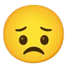 Visage déçu Emoji 😞 image - Google Noto Color Animated style