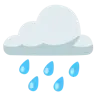 बारिश के साथ बादल Emoji 🌧 image - Google Noto Color style