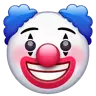 ใบหน้าตัวตลก Emoji 🤡 image - WhatsApp style