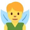 Man Fairy Emoji 🧚‍♂️ image - Twitter / X (Twemoji) style