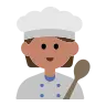 Cook: Medium Skin Tone Emoji 🧑🏽‍🍳 image - Tossface style