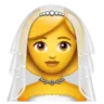 Woman With Veil Emoji 👰‍♀️ image - WhatsApp style