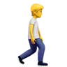 Person Walking Facing Right Emoji 🚶‍➡️ image - Apple style