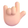 Love-You Gesture: Light Skin Tone Emoji 🤟🏻 image - Microsoft 3D Fluent style