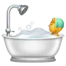 Person Taking Bath Emoji 🛀 image - WhatsApp style