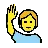 Person Raising Hand