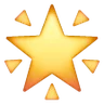 Glowing Star Emoji 🌟 image - Samsung style