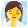 Woman In Steamy Room Emoji 🧖‍♀️ image - Google Noto Color style