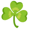 Shamrock Emoji ☘ image - Google Noto Color style