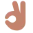 Ok Hand: Medium Skin Tone