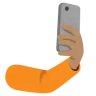 Selfie: Medium Skin Tone Emoji 🤳🏽 image - Google Noto Color style