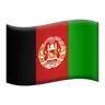 Flag: Afghanistan Emoji 🇦🇫 image - Apple style