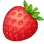 Truskawka Emoji 🍓 image - Facebook Meta style