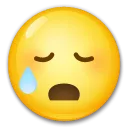 Sad But Relieved Face