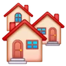 Hausgebäude Emoji 🏘 image - Samsung style