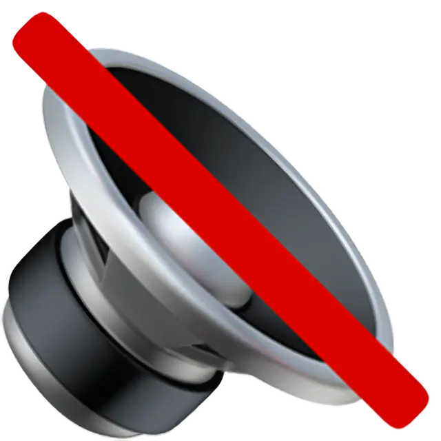 Lautsprecher mit Stornoanschlag