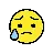 Sad But Relieved Face