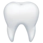 Tooth Emoji 🦷 image - Facebook Meta style