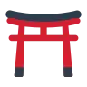 Shinto-Schrein Emoji ⛩ image - Tossface style