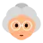 Old Woman: Medium-Light Skin Tone