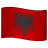 Flag: Albania Emoji 🇦🇱 image - WhatsApp style