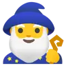 Man Mage Emoji 🧙‍♂️ image - Google Noto Color style
