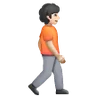 Person Walking Facing Right: Light Skin Tone Emoji 🚶🏻‍➡️ image - Samsung style