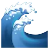 คลื่นน้ำ Emoji 🌊 image - WhatsApp style