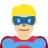 Man Superhero: Medium-Light Skin Tone