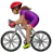 Woman Biking: Medium Skin Tone