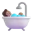 Person Taking Bath: Medium Skin Tone