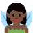 Woman Fairy: Dark Skin Tone
