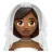 Woman With Veil: Medium-Dark Skin Tone