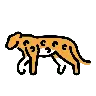 Emoji Leopardo 🐆 image - OpenMoji style
