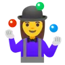 Woman Juggling Emoji 🤹‍♀️ image - Google Noto Color style