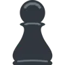 Chess Pawn Emoji ♟ image - Twitter / X (Twemoji) style