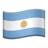 Flag: Argentina Emoji 🇦🇷 image - Apple style