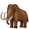 Emoji Mammut 🦣 image - WhatsApp style