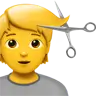 理发 Emoji 💇 image - Apple style