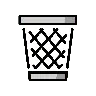 wastebasket Emoji 🗑 image - OpenMoji style