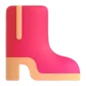 Womans Stiefel Emoji 👢 image - Microsoft 3D Fluent style