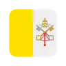 Flag: Vatican City Emoji 🇻🇦 image - Twitter / X (Twemoji) style