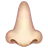 Nose: Light Skin Tone