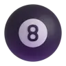 Bilardo Emoji 🎱 image - Microsoft 3D Fluent style
