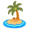 เกาะทะเลทราย Emoji 🏝 image - Google Noto Color style