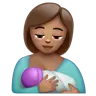 Breast-Feeding: Medium Skin Tone Emoji 🤱🏽 image - WhatsApp style