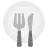 Fork And Knife With Plate