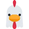 Emoji pollo 🐔 image - Twitter / X (Twemoji) style